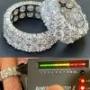 Real 925 Silver Hip Hop Iced Tennis 10mm Moissanite Ring - Passes Diamond Tester -Harlem Bling Shop harlembling real 925 silver hip hop iced tennis 10mm moissanite ring passes diamond tester 15012.1664378144