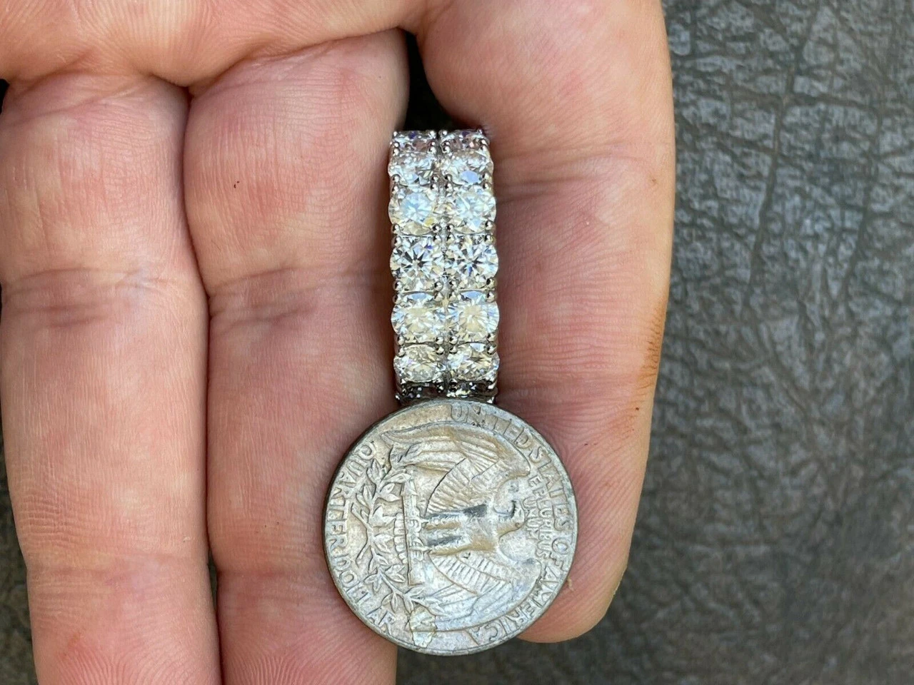 Real 925 Silver Hip Hop Iced Tennis 10mm Moissanite Ring - Passes Diamond Tester 13 Real 925 Silver Hip Hop Iced Tennis 10mm Moissanite Ring - Passes Diamond Tester - Image 11