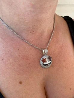 Real 925 Silver Hip Hop Star Struck Emoji Pendant Necklace Iced 30 Real 925 Silver Hip Hop Star Struck Emoji Pendant Necklace Iced -Harlem Bling Shop harlembling real 925 silver hip hop star struck emoji pendant necklace iced 06202.1664374689