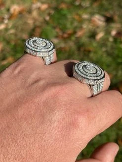 Real 925 Silver Iced Hip Hop 3.6ct Men's MOISSANITE RING Pass Diamond Test Pinky -Harlem Bling Shop harlembling real 925 silver iced hip hop 3.6ct mens moissanite ring pass diamond test pinky 01161.1664355372