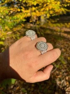 Real 925 Silver Iced Hip Hop 3.6ct Men's MOISSANITE RING Pass Diamond Test Pinky -Harlem Bling Shop harlembling real 925 silver iced hip hop 3.6ct mens moissanite ring pass diamond test pinky 86426.1664358745