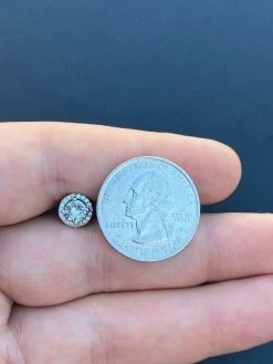 Real 925 Silver Iced Hip Hop Earrings Studs 1.2ct Moissanite - Pass Diamond Test 20 Real 925 Silver Iced Hip Hop Earrings Studs 1.2ct Moissanite - Pass Diamond Test -Harlem Bling Shop harlembling real 925 silver iced hip hop earrings studs 1.2ct moissanite pass diamond test 22087.1664375355