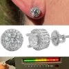 Real 925 Silver Iced Hip Hop Earrings Studs 1.2ct Moissanite - Pass Diamond Test 1 Real 925 Silver Iced Hip Hop Earrings Studs 1.2ct Moissanite - Pass Diamond Test -Harlem Bling Shop harlembling real 925 silver iced hip hop earrings studs 1.2ct moissanite pass diamond test 29234.1664392907