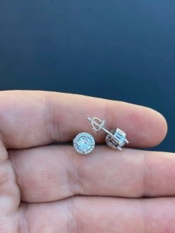 Real 925 Silver Iced Hip Hop Earrings Studs 1.2ct Moissanite - Pass Diamond Test 22 Real 925 Silver Iced Hip Hop Earrings Studs 1.2ct Moissanite - Pass Diamond Test -Harlem Bling Shop harlembling real 925 silver iced hip hop earrings studs 1.2ct moissanite pass diamond test 44318.1664397569
