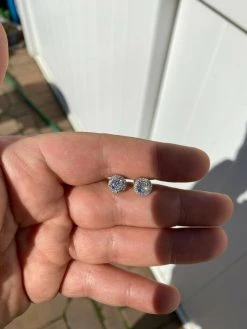 Real 925 Silver Iced Hip Hop Earrings Studs 1.2ct Moissanite - Pass Diamond Test 16 Real 925 Silver Iced Hip Hop Earrings Studs 1.2ct Moissanite - Pass Diamond Test -Harlem Bling Shop harlembling real 925 silver iced hip hop earrings studs 1.2ct moissanite pass diamond test 85970.1664378718