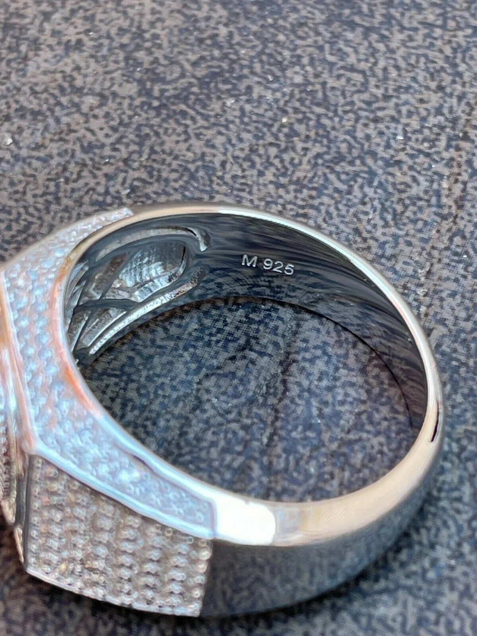 Real 925 Silver Mens Hip Hop Iced MOISSANITE Ring - Passes Diamond Tester W. GRA 12 Real 925 Silver Mens Hip Hop Iced MOISSANITE Ring - Passes Diamond Tester W. GRA - Image 10