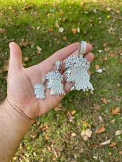 Real 925 Silver Mens Iced Hip Hop Jesus Pendant Iced Baguette Diamond Necklace 23 Real 925 Silver Mens Iced Hip Hop Jesus Pendant Iced Baguette Diamond Necklace -Harlem Bling Shop harlembling real 925 silver mens iced hip hop jesus pendant iced baguette diamond necklace 66054.1664355820