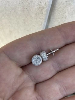 Real 925 Silver Round Earrings 2.6ct Moissanite Passes Diamond Tester Studs Iced 17 Real 925 Silver Round Earrings 2.6ct Moissanite Passes Diamond Tester Studs Iced -Harlem Bling Shop harlembling real 925 silver round earrings 2.6ct moissanite passes diamond tester studs iced 10813.1664387700