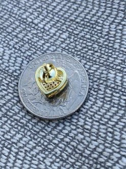 Real 925 Sterling Silver 14k Gold Finish Heart Shape Earrings Studs MOISSANITE 17 Real 925 Sterling Silver 14k Gold Finish Heart Shape Earrings Studs MOISSANITE -Harlem Bling Shop harlembling real 925 sterling silver 14k gold finish heart shape earrings studs moissanite 18602.1664377719