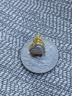 Real 925 Sterling Silver 14k Gold Finish Heart Shape Earrings Studs MOISSANITE 18 Real 925 Sterling Silver 14k Gold Finish Heart Shape Earrings Studs MOISSANITE -Harlem Bling Shop harlembling real 925 sterling silver 14k gold finish heart shape earrings studs moissanite 88468.1664384640