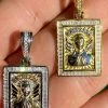 Real 925 Sterling Silver & Gold Iced Jesus Malverde Medallion Protección Medalla 2 Real 925 Sterling Silver & Gold Iced Jesus Malverde Medallion Protección Medalla -Harlem Bling Shop harlembling real 925 sterling silver and gold iced jesus malverde medallion proteccion medalla 28858.1664376587