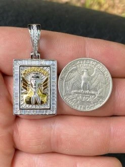 Real 925 Sterling Silver & Gold Iced Jesus Malverde Medallion Protección Medalla 16 Real 925 Sterling Silver & Gold Iced Jesus Malverde Medallion Protección Medalla -Harlem Bling Shop harlembling real 925 sterling silver and gold iced jesus malverde medallion proteccion medalla 89493.1664397069