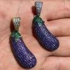Real 925 Sterling Silver Hip Hop Eggplant Emoji Pendant Necklace Iced 2" Big 1 Real 925 Sterling Silver Hip Hop Eggplant Emoji Pendant Necklace Iced 2" Big -Harlem Bling Shop harlembling real 925 sterling silver hip hop eggplant emoji pendant necklace iced 2 big 51248.1664400593
