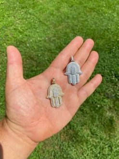 Real 925 Sterling Silver Hip Hop Hamsa Hand Pendant Iced Diamond Necklace Gold 17 Real 925 Sterling Silver Hip Hop Hamsa Hand Pendant Iced Diamond Necklace Gold -Harlem Bling Shop harlembling real 925 sterling silver hip hop hamsa hand pendant iced diamond necklace gold 96250.1664383714