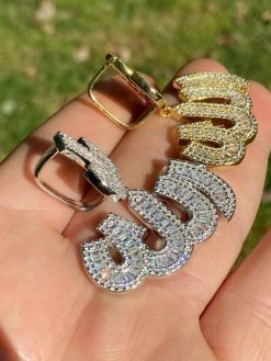 Real 925 Sterling Silver Iced Baguette Men Diamond Allah Arabic Pendant Necklace 17 Real 925 Sterling Silver Iced Baguette Men Diamond Allah Arabic Pendant Necklace -Harlem Bling Shop harlembling real 925 sterling silver iced baguette men diamond allah arabic pendant necklace 00404.1664396838