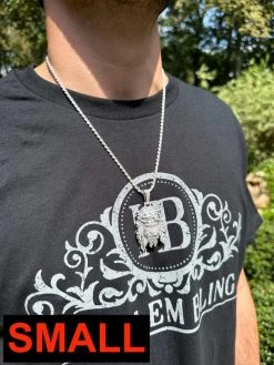 Real 925 Sterling Silver Iced Hip Hop Jesus Piece Pendant Necklace Solid Back 24 Real 925 Sterling Silver Iced Hip Hop Jesus Piece Pendant Necklace Solid Back -Harlem Bling Shop harlembling real 925 sterling silver iced hip hop jesus piece pendant necklace solid back 73168.1696386111