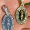 Real 925 Sterling Silver - Jesus Piece Necklace Pendant Iced Baguette Medallion 1 Real 925 Sterling Silver - Jesus Piece Necklace Pendant Iced Baguette Medallion -Harlem Bling Shop harlembling real 925 sterling silver jesus piece necklace pendant iced baguette medallion 21061.1664394820