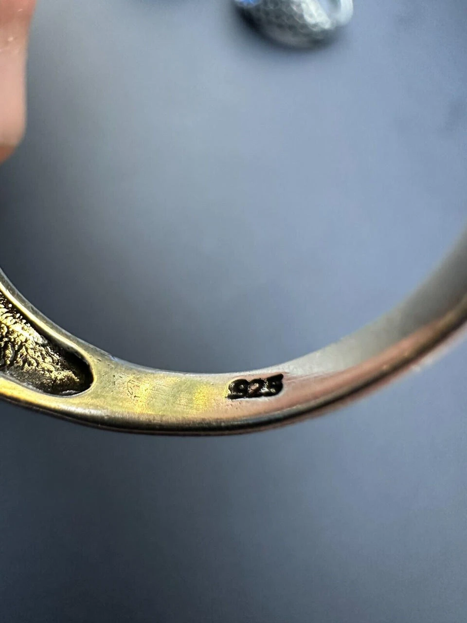 Real 925 Sterling Silver Lab Created Fire Blue Opal Gem Stone Ring Mens Ladies 12 Real 925 Sterling Silver Lab Created Fire Blue Opal Gem Stone Ring Mens Ladies - Image 10