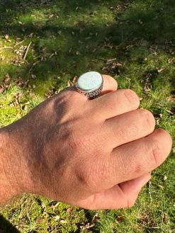 Real 925 Sterling Silver Lab Created White Fire Opal Gem Stone Ring Large Mens 35 Real 925 Sterling Silver Lab Created White Fire Opal Gem Stone Ring Large Mens -Harlem Bling Shop harlembling real 925 sterling silver lab created white fire opal gem stone ring large mens 86993.1695260534