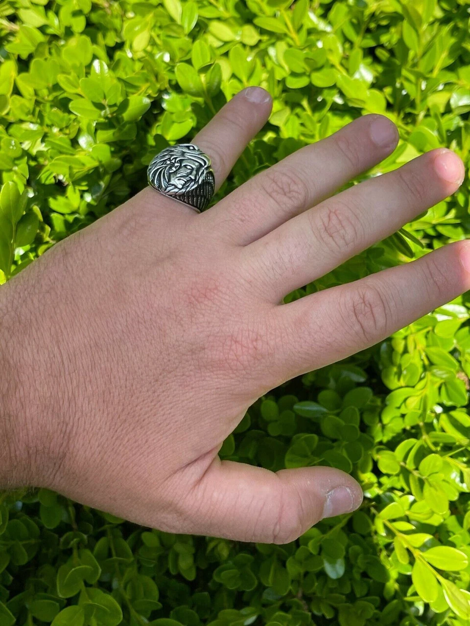 Real 925 Sterling Silver Mens Indian Chief In Eagle Headdress Native American 13 Real 925 Sterling Silver Mens Indian Chief In Eagle Headdress Native American - Image 11