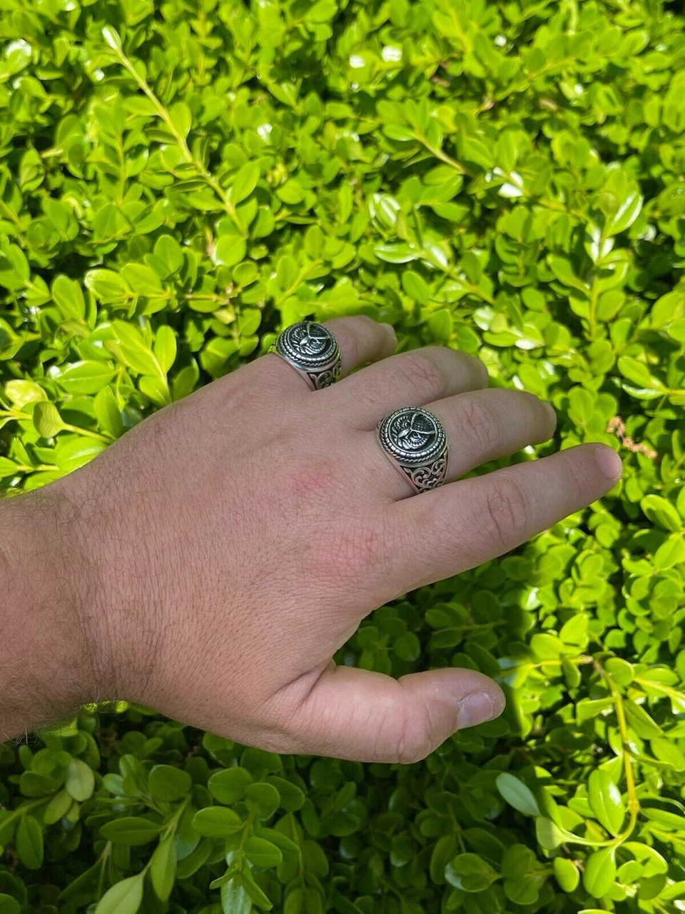 Real 925 Sterling Silver Mens Plain Owl Ring - Symbol Of Wisdom Animal Size 7-13 14 Real 925 Sterling Silver Mens Plain Owl Ring - Symbol Of Wisdom Animal Size 7-13 - Image 12
