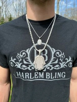 Real 925 Sterling Silver MOISSANITE Hamsa Hand Iced Pendant Pass Diamond Tester 19 Real 925 Sterling Silver MOISSANITE Hamsa Hand Iced Pendant Pass Diamond Tester -Harlem Bling Shop harlembling real 925 sterling silver moissanite hamsa hand iced pendant pass diamond tester 51169.1664355553
