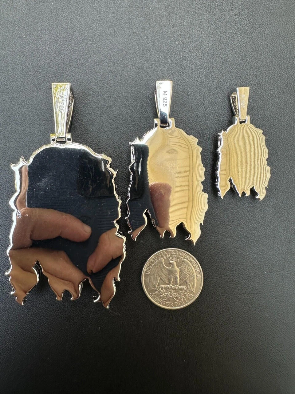 Real 925 Sterling Silver MOISSANITE Jesus Piece Iced Pendant Necklace ITALY MADE 11 Real 925 Sterling Silver MOISSANITE Jesus Piece Iced Pendant Necklace ITALY MADE - Image 9