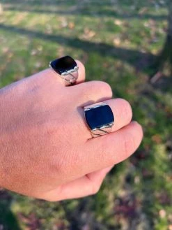 Real 925 Sterling Silver Natural Black Onyx Gemstone W. Miami Cuban Design Ring 33 Real 925 Sterling Silver Natural Black Onyx Gemstone W. Miami Cuban Design Ring -Harlem Bling Shop harlembling real 925 sterling silver natural black onyx gemstone w miami cuban design ring 19937.1672851810