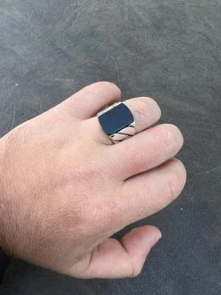 Real 925 Sterling Silver Natural Black Onyx Gemstone W. Miami Cuban Design Ring 28 Real 925 Sterling Silver Natural Black Onyx Gemstone W. Miami Cuban Design Ring -Harlem Bling Shop harlembling real 925 sterling silver natural black onyx gemstone w miami cuban design ring 36523.1672851531