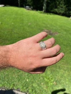 Real 925 Sterling Silver Out Iced Diamond Hip Hop Solitaire Ring Men's Size 6-13 20 Real 925 Sterling Silver Out Iced Diamond Hip Hop Solitaire Ring Men's Size 6-13 -Harlem Bling Shop harlembling real 925 sterling silver out iced diamond hip hop solitaire ring mens size 6 13 18672.1664375851