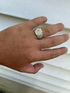 Real 925 Sterling Silver Out Iced Diamond Hip Hop Solitaire Ring Men's Size 6-13 18 Real 925 Sterling Silver Out Iced Diamond Hip Hop Solitaire Ring Men's Size 6-13 -Harlem Bling Shop harlembling real 925 sterling silver out iced diamond hip hop solitaire ring mens size 6 13 58353.1664398805