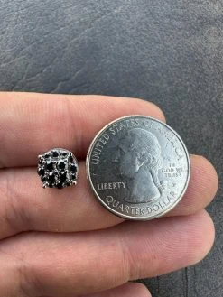 Real Black MOISSANITE Oxidized Rhodium 925 Silver Round Cluster Earrings Hip Hop 29 Real Black MOISSANITE Oxidized Rhodium 925 Silver Round Cluster Earrings Hip Hop -Harlem Bling Shop harlembling real black moissanite oxidized rhodium 925 silver round cluster earrings hip hop 13440.1678301542