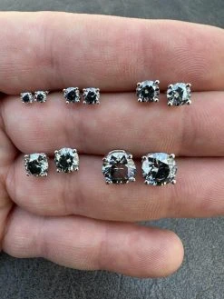 Real Blue Gray Moissanite Screwback Stud Earrings 925 Silver 3-8mm Iced Tester ✅ 36 Real Blue Gray Moissanite Screwback Stud Earrings 925 Silver 3-8mm Iced Tester ✅ -Harlem Bling Shop harlembling real blue gray moissanite screwback stud earrings 925 silver 3 8mm iced tester 34299.1679426513