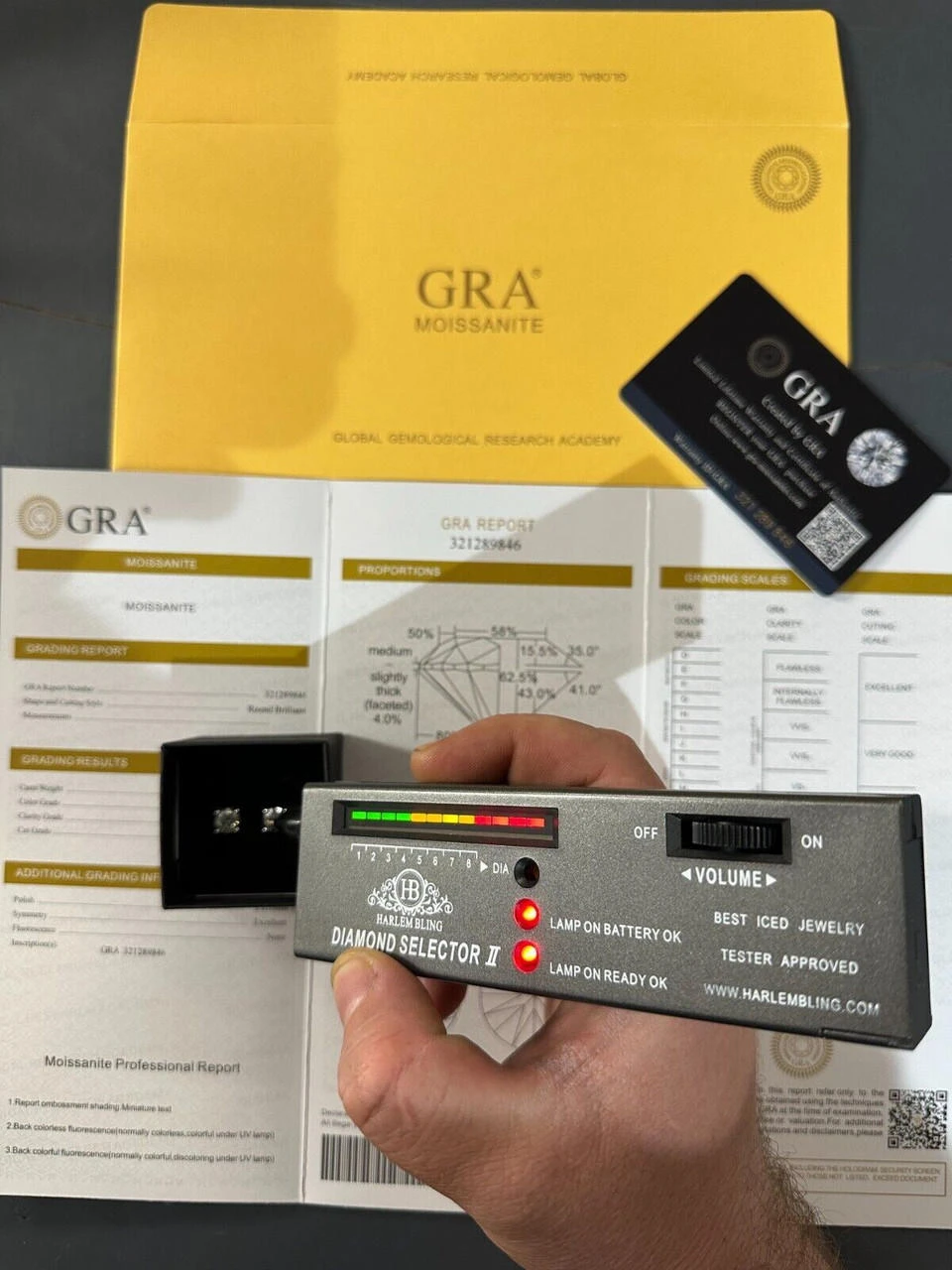 Real Blue Gray Moissanite Screwback Stud Earrings 925 Silver 3-8mm Iced Tester ✅ 9 Real Blue Gray Moissanite Screwback Stud Earrings 925 Silver 3-8mm Iced Tester ✅ - Image 7