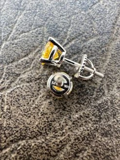 Real Canary Yellow Moissanite Screwback Stud Earrings 925 Silver 3-8mm Pass Test 40 Real Canary Yellow Moissanite Screwback Stud Earrings 925 Silver 3-8mm Pass Test -Harlem Bling Shop harlembling real canary yellow moissanite screwback stud earrings 925 silver 3 8mm pass test 20970.1677090751