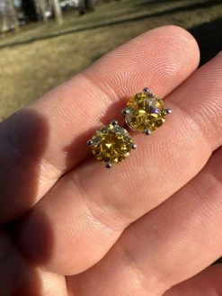 Real Canary Yellow Moissanite Screwback Stud Earrings 925 Silver 3-8mm Pass Test 27 Real Canary Yellow Moissanite Screwback Stud Earrings 925 Silver 3-8mm Pass Test -Harlem Bling Shop harlembling real canary yellow moissanite screwback stud earrings 925 silver 3 8mm pass test 23844.1677090580
