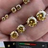 Real Canary Yellow Moissanite Screwback Stud Earrings 925 Silver 3-8mm Pass Test 1 Real Canary Yellow Moissanite Screwback Stud Earrings 925 Silver 3-8mm Pass Test -Harlem Bling Shop harlembling real canary yellow moissanite screwback stud earrings 925 silver 3 8mm pass test 80260.1677090845