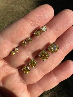 Real Canary Yellow Moissanite Screwback Stud Earrings 925 Silver 3-8mm Pass Test 41 Real Canary Yellow Moissanite Screwback Stud Earrings 925 Silver 3-8mm Pass Test -Harlem Bling Shop harlembling real canary yellow moissanite screwback stud earrings 925 silver 3 8mm pass test 90110.1677090541