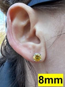 Real Canary Yellow Moissanite Screwback Stud Earrings 925 Silver 3-8mm Pass Test 26 Real Canary Yellow Moissanite Screwback Stud Earrings 925 Silver 3-8mm Pass Test -Harlem Bling Shop harlembling real canary yellow moissanite screwback stud earrings 925 silver 3 8mm pass test 92628.1677090758