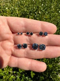 Real Dark Navy Blue Moissanite Screwback Stud Earrings 925 Silver 3-8mm Iced 31 Real Dark Navy Blue Moissanite Screwback Stud Earrings 925 Silver 3-8mm Iced -Harlem Bling Shop harlembling real dark navy blue moissanite screwback stud earrings 925 silver 3 8mm iced 40313.1679426511