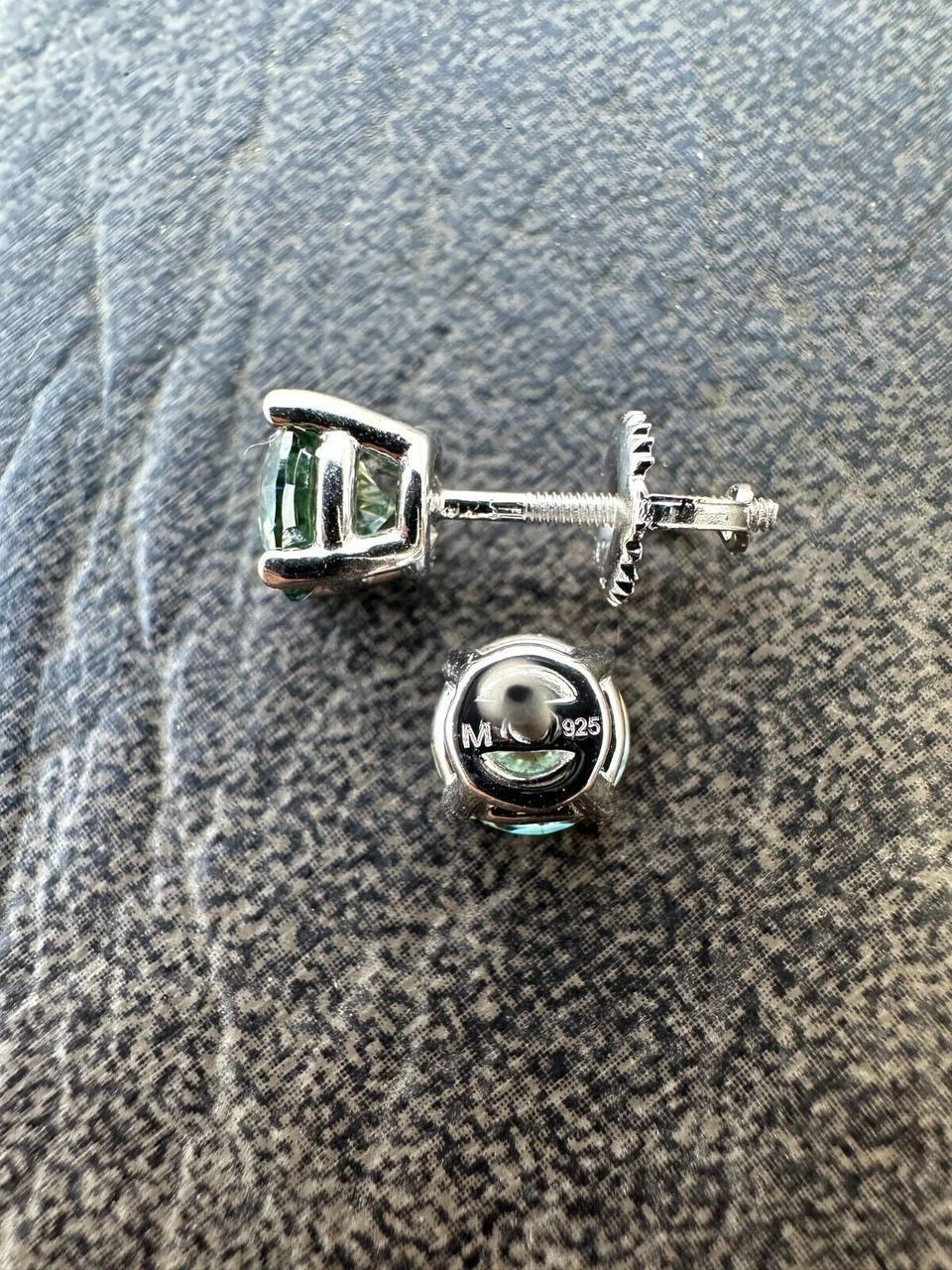 Real Green Moissanite Screwback Stud Earrings 925 Silver 3-8mm Iced Pass Tester 19 Real Green Moissanite Screwback Stud Earrings 925 Silver 3-8mm Iced Pass Tester - Image 17