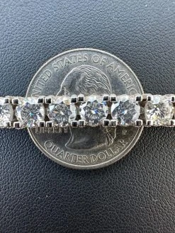 REAL Hip Hop Iced 5mm MOISSANITE Tennis Bracelet Reinvented 925 Silver - Stones On All Side -Harlem Bling Shop harlembling real hip hop iced 5mm moissanite tennis bracelet 925 silver stones on all side 18745.1677090619