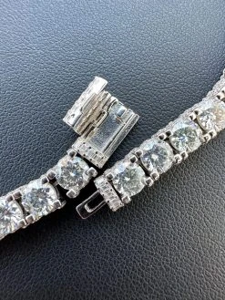 REAL Hip Hop Iced 5mm MOISSANITE Tennis Bracelet Reinvented 925 Silver - Stones On All Side -Harlem Bling Shop harlembling real hip hop iced 5mm moissanite tennis bracelet 925 silver stones on all side 67549.1677090608