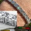 REAL Hip Hop Iced 5mm MOISSANITE Tennis Bracelet Reinvented 925 Silver - Stones On All Side 2 REAL Hip Hop Iced 5mm MOISSANITE Tennis Bracelet Reinvented 925 Silver - Stones On All Side -Harlem Bling Shop harlembling real hip hop iced 5mm moissanite tennis bracelet 925 silver stones on all side 88776.1677090548