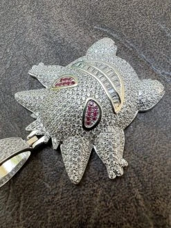 Real Iced CZ Hip Hop 925 Sterling Silver Gengar Pokemon Pendant Necklace Mens 17 Real Iced CZ Hip Hop 925 Sterling Silver Gengar Pokemon Pendant Necklace Mens -Harlem Bling Shop harlembling real iced cz hip hop 925 sterling silver gengar pokemon pendant necklace mens 93740.1664300156