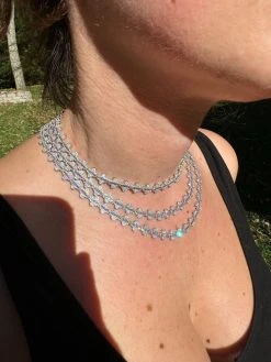 Real Iced MOISSANITE Baguette Clover Tennis Chain Necklace - VVS D Color 8mm 27 Real Iced MOISSANITE Baguette Clover Tennis Chain Necklace - VVS D Color 8mm -Harlem Bling Shop harlembling real iced moissanite baguette clover tennis chain necklace vvs d color 8mm 58135.1698377310