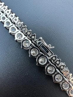 Real Iced MOISSANITE Riviera 3-7mm Graduated Tennis Chain Necklace - VVS D Color 31 Real Iced MOISSANITE Riviera 3-7mm Graduated Tennis Chain Necklace - VVS D Color -Harlem Bling Shop harlembling real iced moissanite riviera 3 7mm graduated tennis chain necklace vvs d color 88077.1679080382