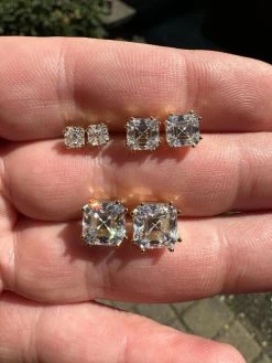 Real Iced Moissanite Stud Earrings Asscher Cut 14k Gold Over 925 Silver 4mm-8mm 35 Real Iced Moissanite Stud Earrings Asscher Cut 14k Gold Over 925 Silver 4mm-8mm -Harlem Bling Shop harlembling real iced moissanite stud earrings asscher cut 14k gold over 925 silver 4mm 8mm 29987.1680291929