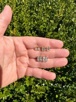 Real Iced Moissanite Stud Earrings Asscher Cut 14k Gold Over 925 Silver 4mm-8mm 29 Real Iced Moissanite Stud Earrings Asscher Cut 14k Gold Over 925 Silver 4mm-8mm -Harlem Bling Shop harlembling real iced moissanite stud earrings asscher cut 14k gold over 925 silver 4mm 8mm 33319.1680292043