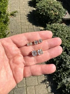 Real Iced Moissanite Stud Earrings Asscher Cut 14k Gold Over 925 Silver 4mm-8mm 40 Real Iced Moissanite Stud Earrings Asscher Cut 14k Gold Over 925 Silver 4mm-8mm -Harlem Bling Shop harlembling real iced moissanite stud earrings asscher cut 14k gold over 925 silver 4mm 8mm 33926.1680291875